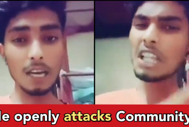 Muslim youth threatening Hindus living in India, and all Islamic countries