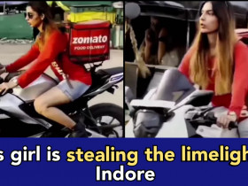 users say we will order only from Zomato after a Stylish girl seen delivering food