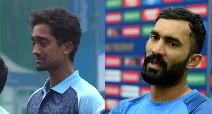 India star R Sai Kishore gets emotional during National Anthem, Dinesh Karthik drops a message!