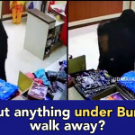 Beware: Burqa clad woman steals clothes and walks away from shop