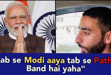 What does this 21yr old Kashmiri driver think about Modi? Everything in Kashmir is changing