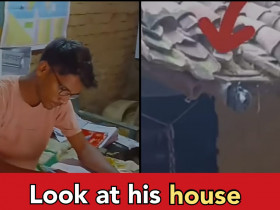 Viral: poor UPSC aspirant goes viral as his Kachcha house doesn't stop him from his dream