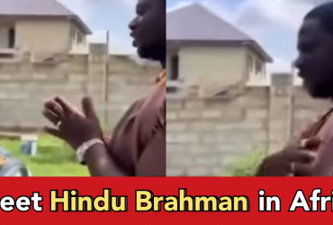 Black African Brahman recites Sanskrit Mantra better than many Indian Pujaris