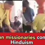 Christian missionaries tried converting Villagers, but villagers converted them to Hinduism