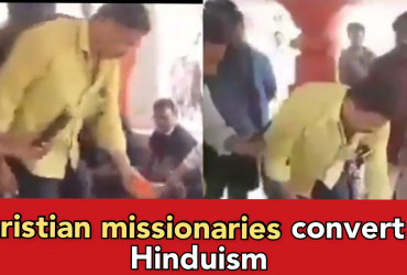 Christian missionaries tried converting Villagers, but villagers converted them to Hinduism