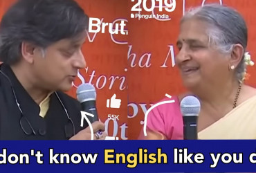 Shashi Tharoor complains to Sudha Murthy about her English Dictionary problem