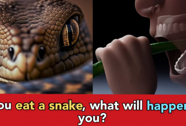 What if a Human engulfs a snake, who will die? Here is scientific answer