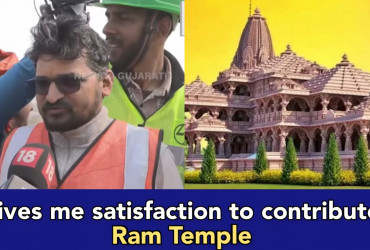 Business man drives his BMW to Ayodhya, works at Ram Temple construction site as worker
