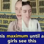 Two beautiful foreign girls chant Sanskrit Matras so impeccably that even Sadhus get surprised