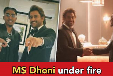 MS Dhoni faces criticism as he collaborates with controversial singer MC Stan