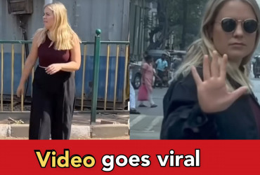In a funny video, foreign tourist teaches easy way to handle Indian traffic