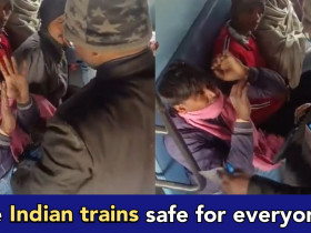 TTE slaps a poor passenger, users ask for action against the govt officer