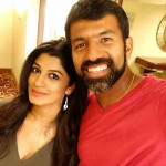 World No.1 Men’s Tennis Doubles player Rohan Bopanna reacts after a fan calls her wife the “Most Beautiful Woman”