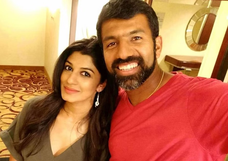 World No.1 Men’s Tennis Doubles player Rohan Bopanna reacts after a fan calls her wife the “Most Beautiful Woman”