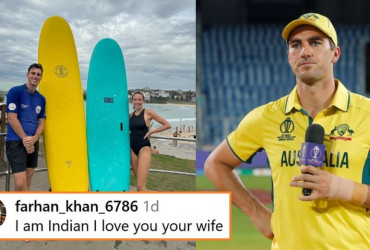 Pat Cummins replies to an Indian fan’s ” love your wife” comment, catch details
