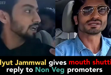"Yes, I am pure vegetarian, I don't feel the need for nonveg," Vidyut Jammwal