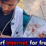 Indian man creates antenna that catches WiFi for free,