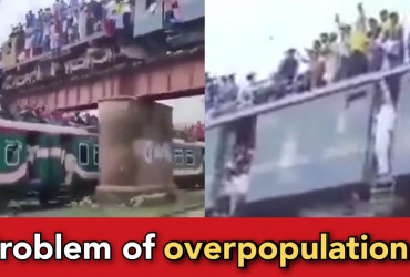 Watch: Bangladesh overcrowded trains crossing each other, internet goes crazy