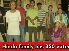 This Hindu family consists of over 400 members, 350 are eligible for voting