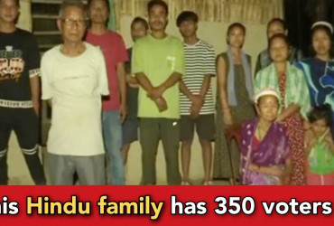 This Hindu family consists of over 400 members, 350 are eligible for voting