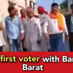 Man ignores his Shadi, goes to polling booth with Barat to cast his vote