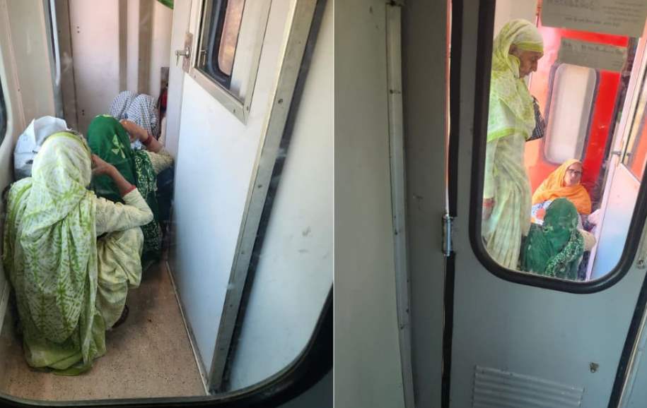 Man shares the shocking condition of the 1AC coach, here's what Indian Railway replied